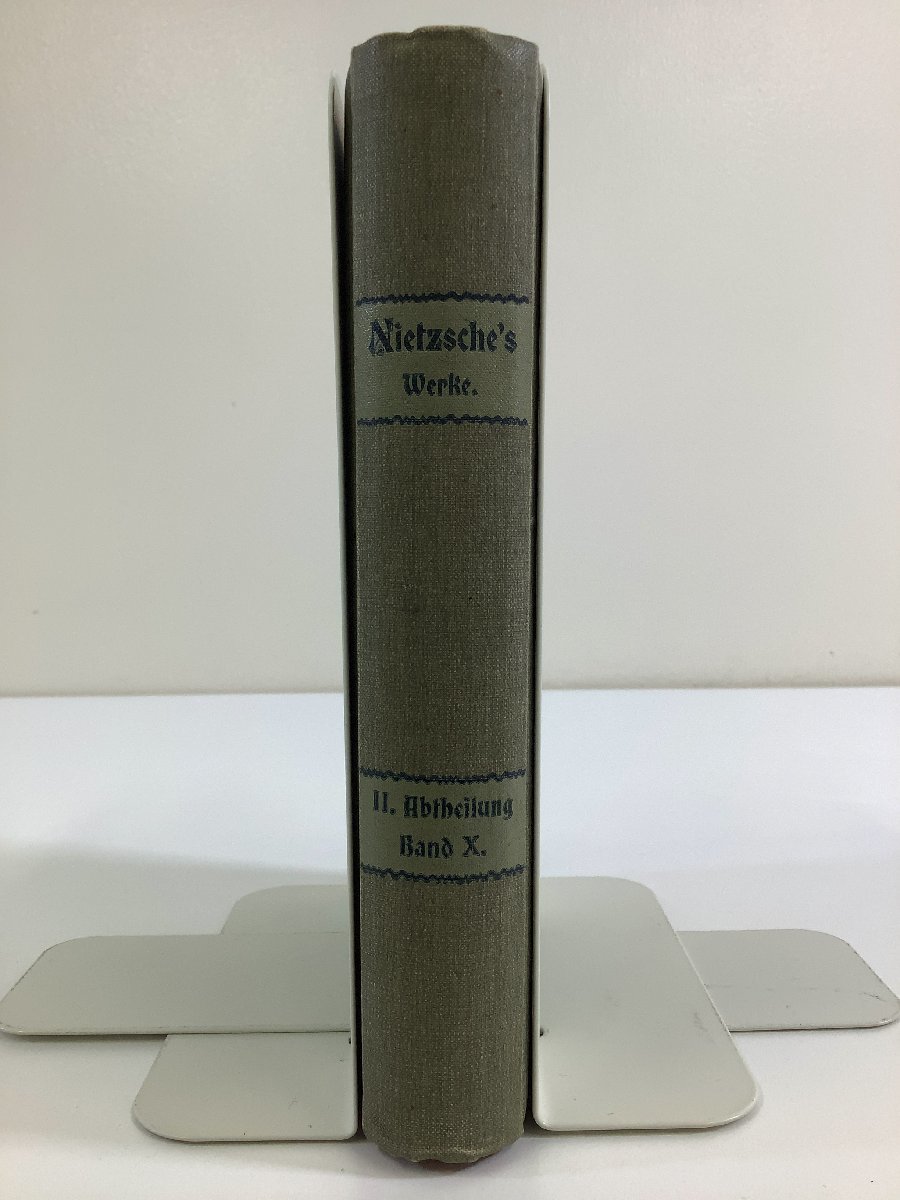Nietzsche’s Werke Band X　洋書/ドイツ語/フリードリヒ・ニーチェ/作品/哲学/1903年発行【ta05f】_画像3