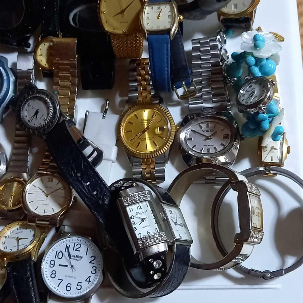 腕時計　まとめ売り　ジャンク　部品取り　中古品　CASIO CITIZEN SEIKO TIMEX G-SHOCK BARIGO ROMAGO SANDOZ メンズ　レディース　