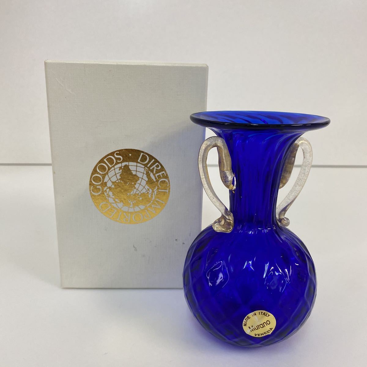 値引販売 ビンテージ ベネチアンガラス murano 53 フラワーベース 花瓶 花瓶