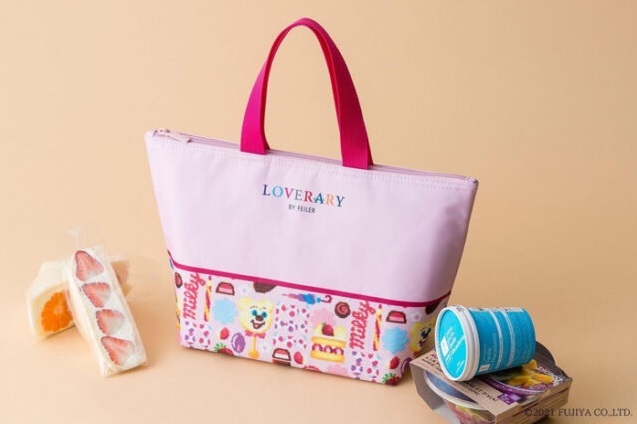 送料無料★LOVERARY BY FEILER×PEKO 保冷・保温バッグ ラブラリー ペコキャンディデザイン milky 2022年1月号付録 新品未開封品★匿名配送_画像3