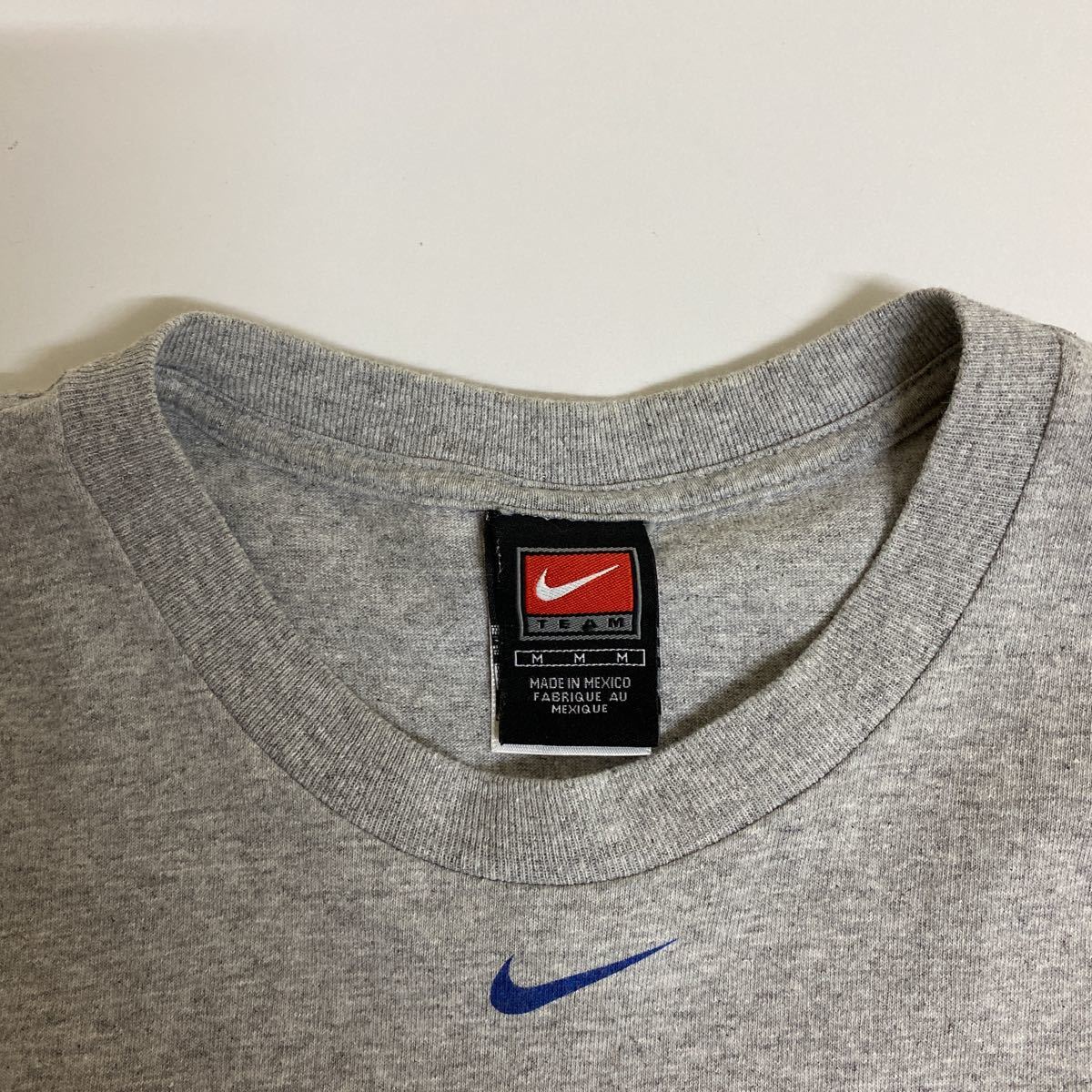 NIKE ナイキ Mets BASEBALL Tシャツ 半袖 M 古着 グレー_画像4