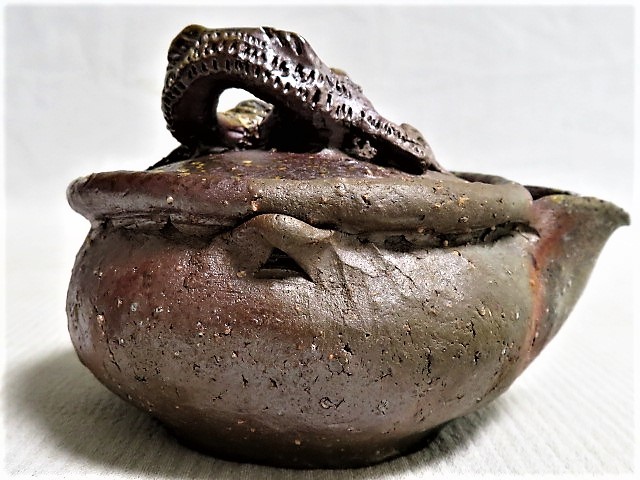 安い人気 ヤフオク! - 煎茶器 備前宝瓶 福文字 友利幸夫 共箱 栞 茶注