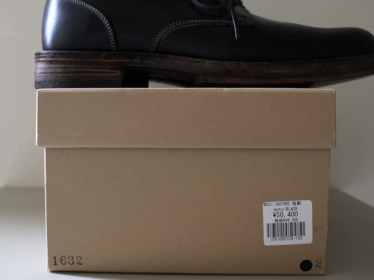 moto オックスフォード シューズ PLAIN TOE OXFORD SHOES