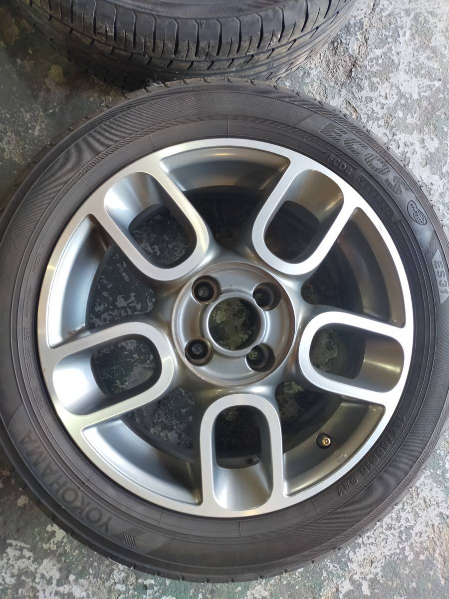 好評にて期間延長】 mogu様専用 フィアット500アルミタイヤ 185/55R15
