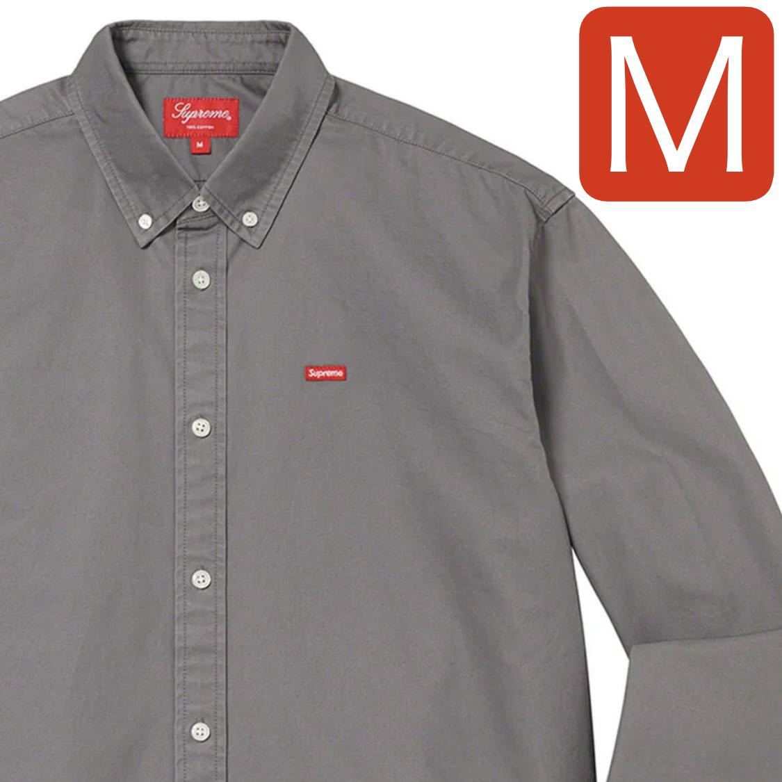 日本製・綿100% Supreme Small Box Shirt Grey Lサイズ 新品未使用 