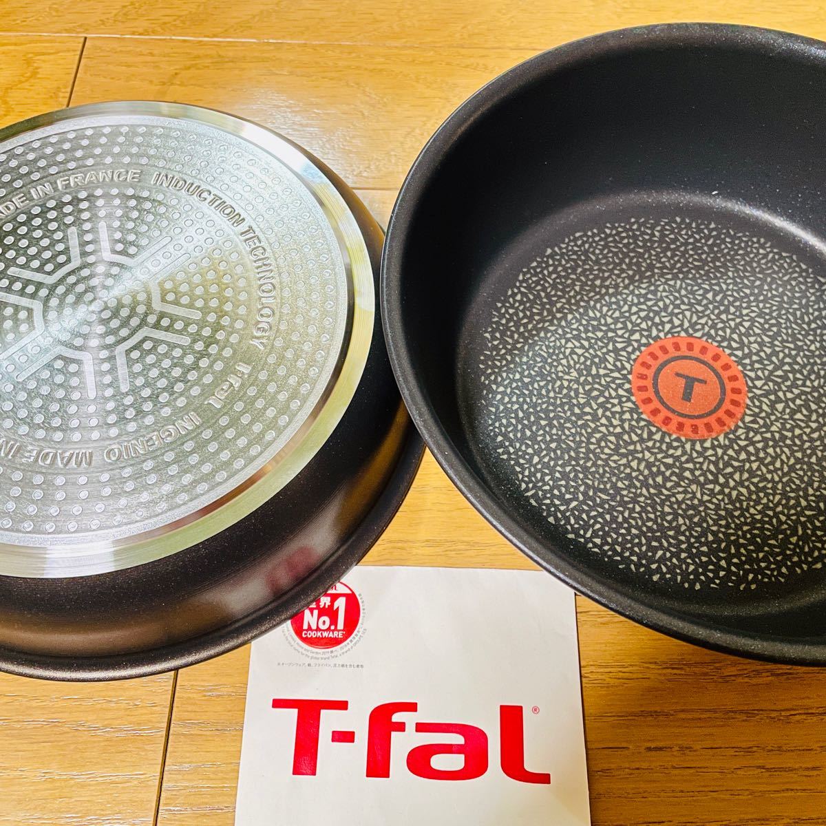 【新品　送料込み】　ティファール　T-fal 　IH食洗機対応　マルチパン　フライパン2点セット　スターター