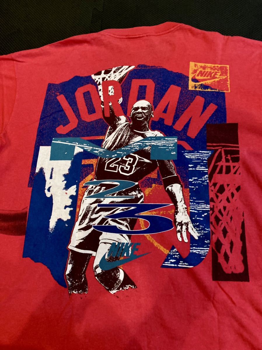 90S NIKE AirJordan Double Sided Tee 90S NIKE 銀タグTシャツ　ナイキ　マイケルジョーダン　MADE IN U.S.A アメリカ製_画像4