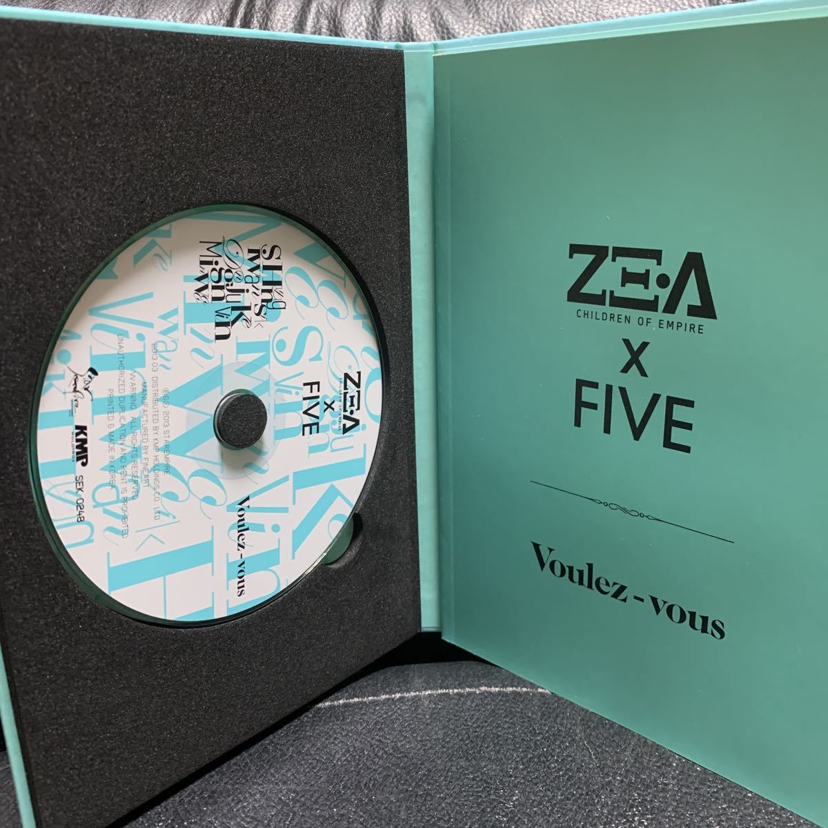 ZE:A FIVE VOULEZ-VOUS 韓国版CD ゼア パク・ヒョンシク イム・シワン ケビン キム・ドンジュン ハ・ミンウ MINI ALBUM_画像3