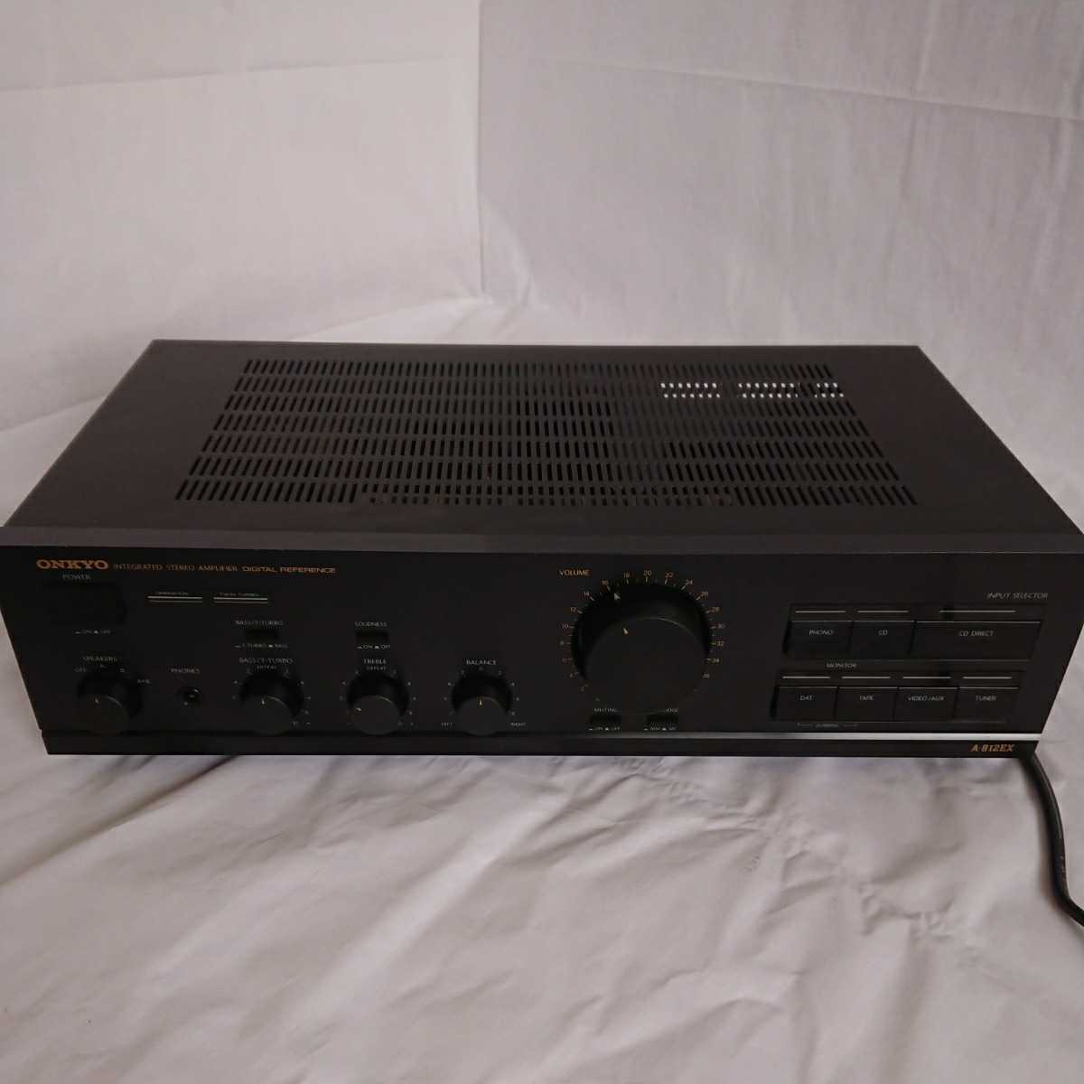 ONKYO INTEGRATED STEREO AMPLIFIER DIGITAL REFERENCE A-812EX 中古
