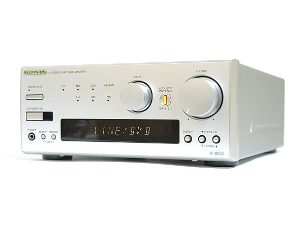 ★ ONKYO FM/AMチューナーアンプ【 ONKYO R-805X 】整備済美品 ★_画像1