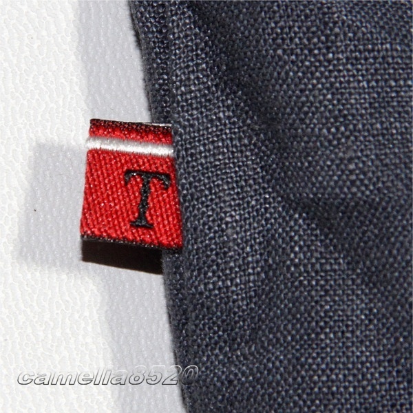 スペイン製 TORRAS トーラス 半袖 シャツ カジュアルフィット ネイビー100% リネン 麻 EU 48 サイズ L 未使用品 AA9139_画像2