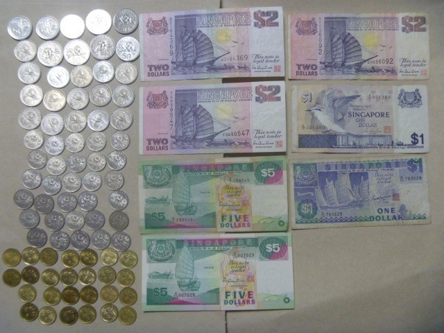 シンガポール 古銭 旧紙幣 30ドル 硬貨 コイン 古紙幣 まとめ売り 外国貨幣 外国紙幣 セット 同梱割引あり