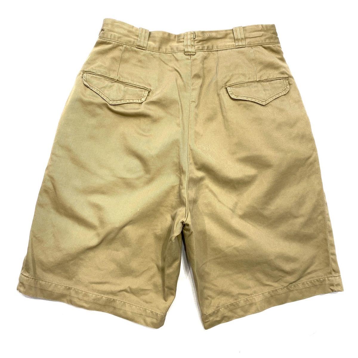  rare size! 50s America army chino shorts / size 29 / chinos army chino Army shorts pants Army chino