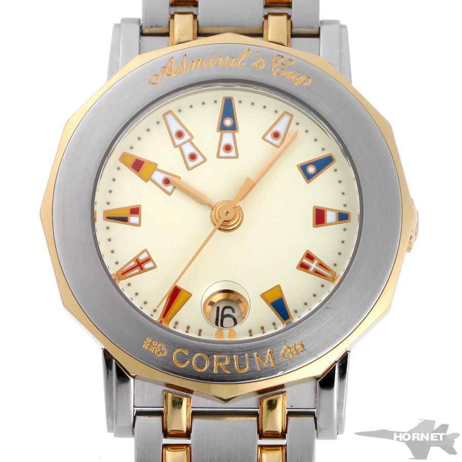 売れ筋がひ！ クォーツ アドミラルズカップ コルム CORUM 39.130.21