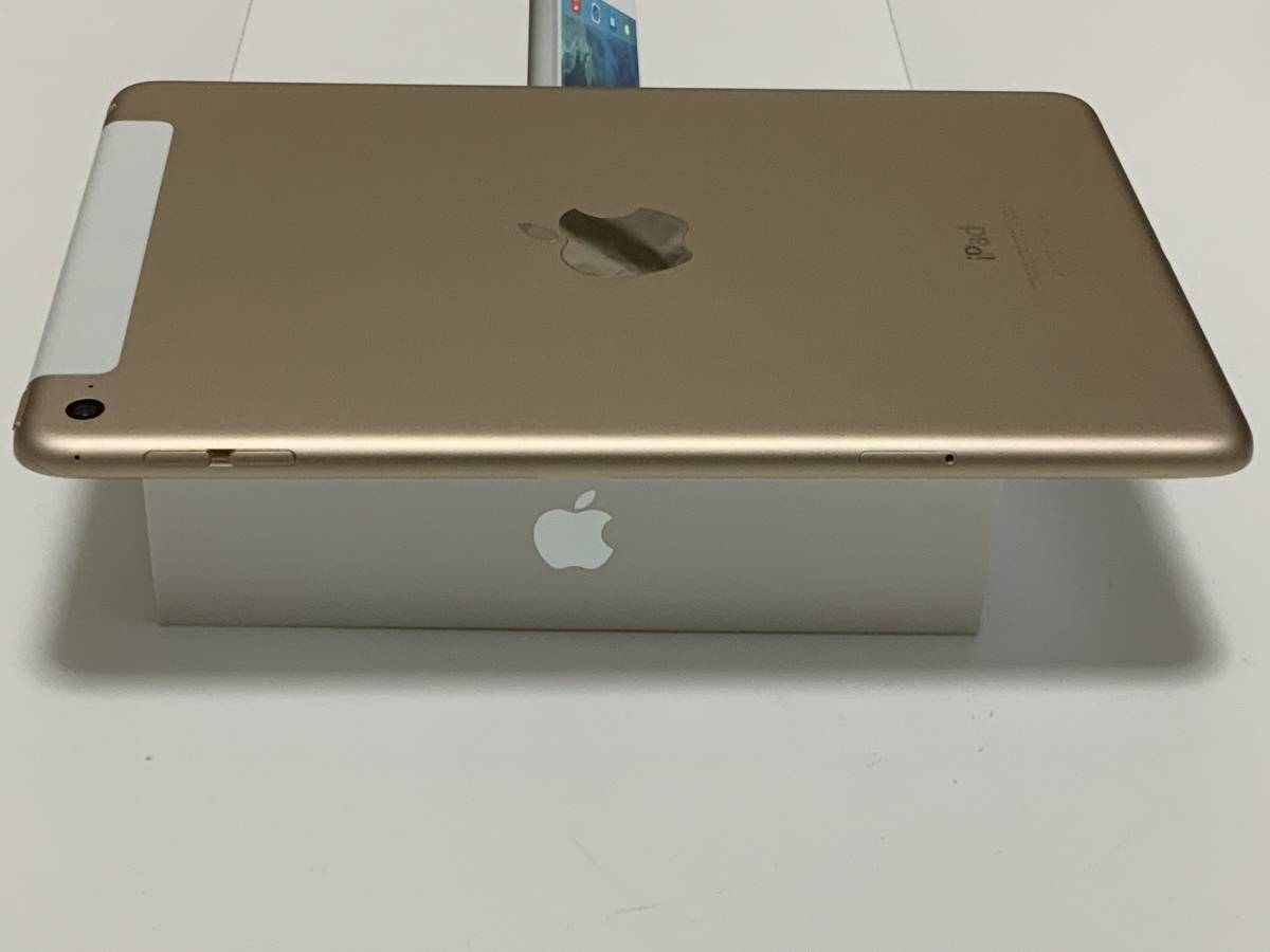 本体のみ iPad mini 4 Wi-Fi + Cellular 16GB ゴールド A1550 第4世代
