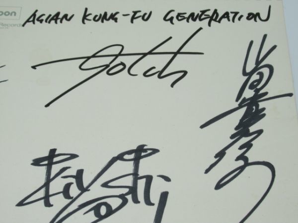 N 9-15 scad can autograph autograph Asian kung fu generation ASIAN KUNG -FU GENERATION lock band star goods 