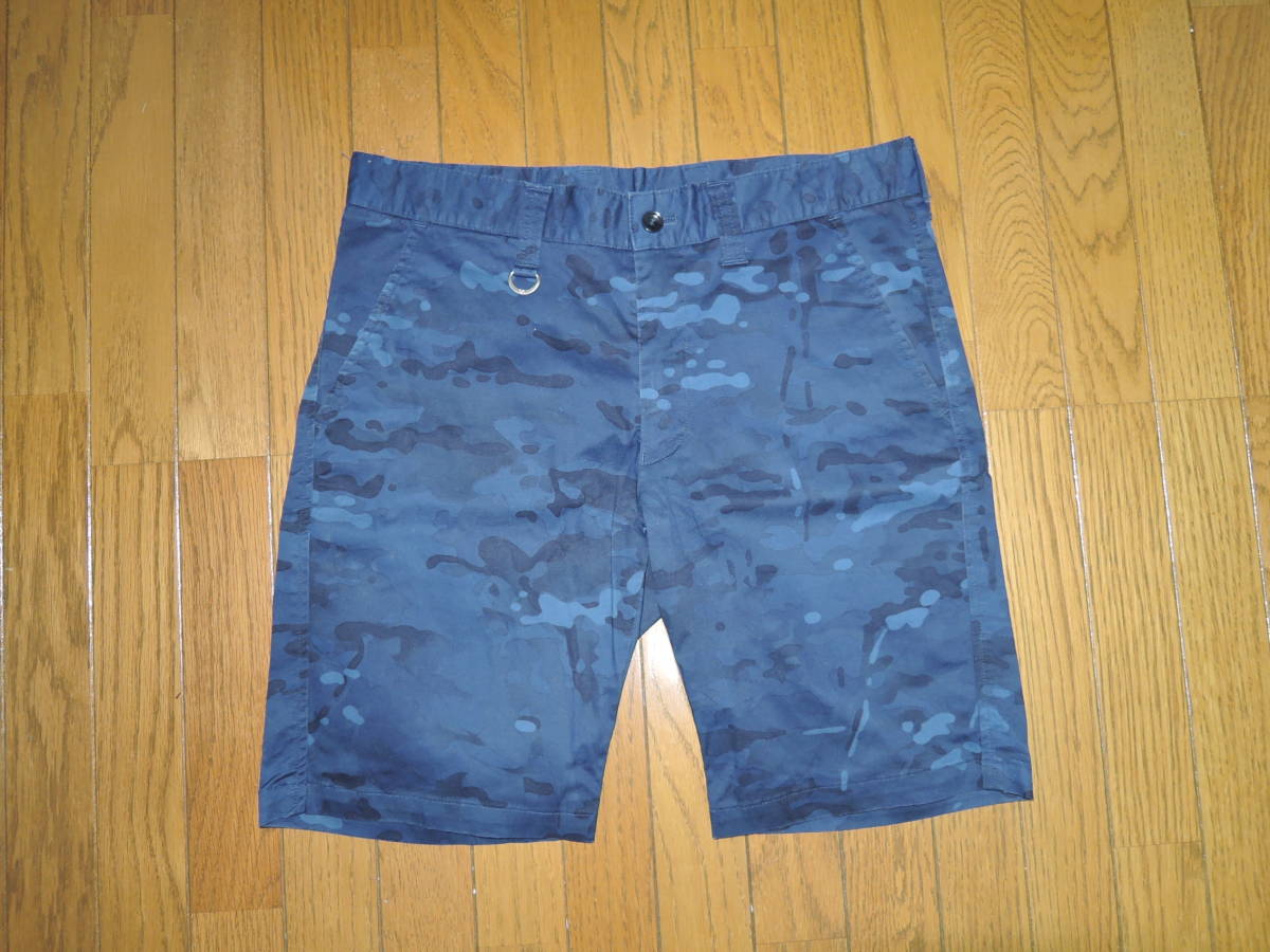 uniform experiment ユニフォームエクスペリエンス 迷彩柄ショーツ 1紺 ハーフパンツ カモフラ SOPHNET./ソフネット CAMOUFLAGE SHORT PANT_画像1