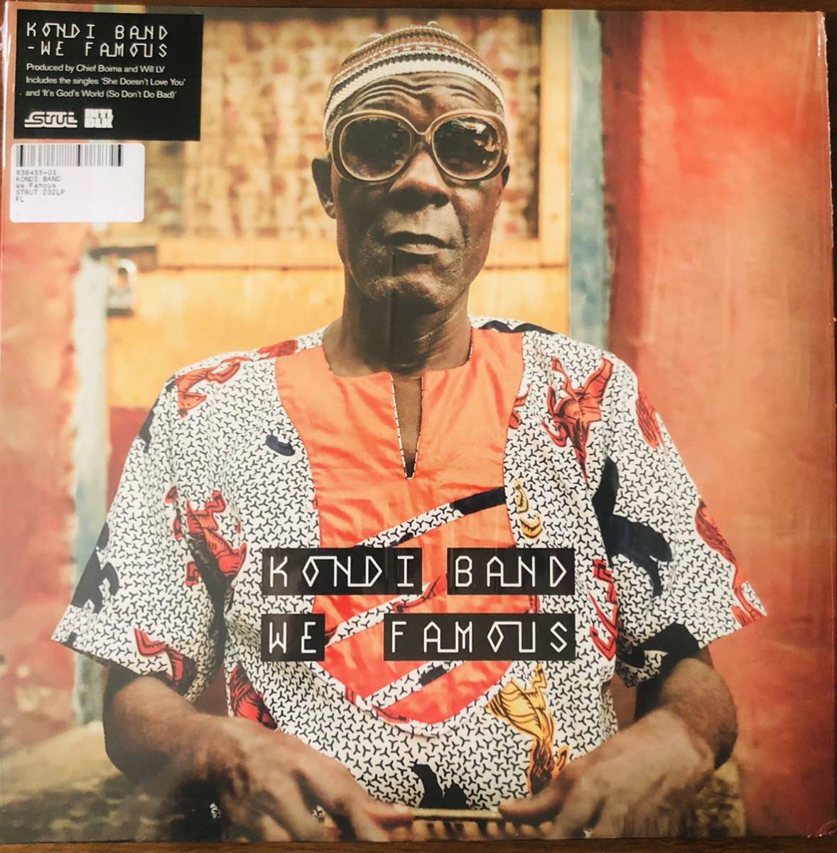 * LP World Music KONDI BAND / WE FAMOUS Africa музыка Afro вентилятор k запись 