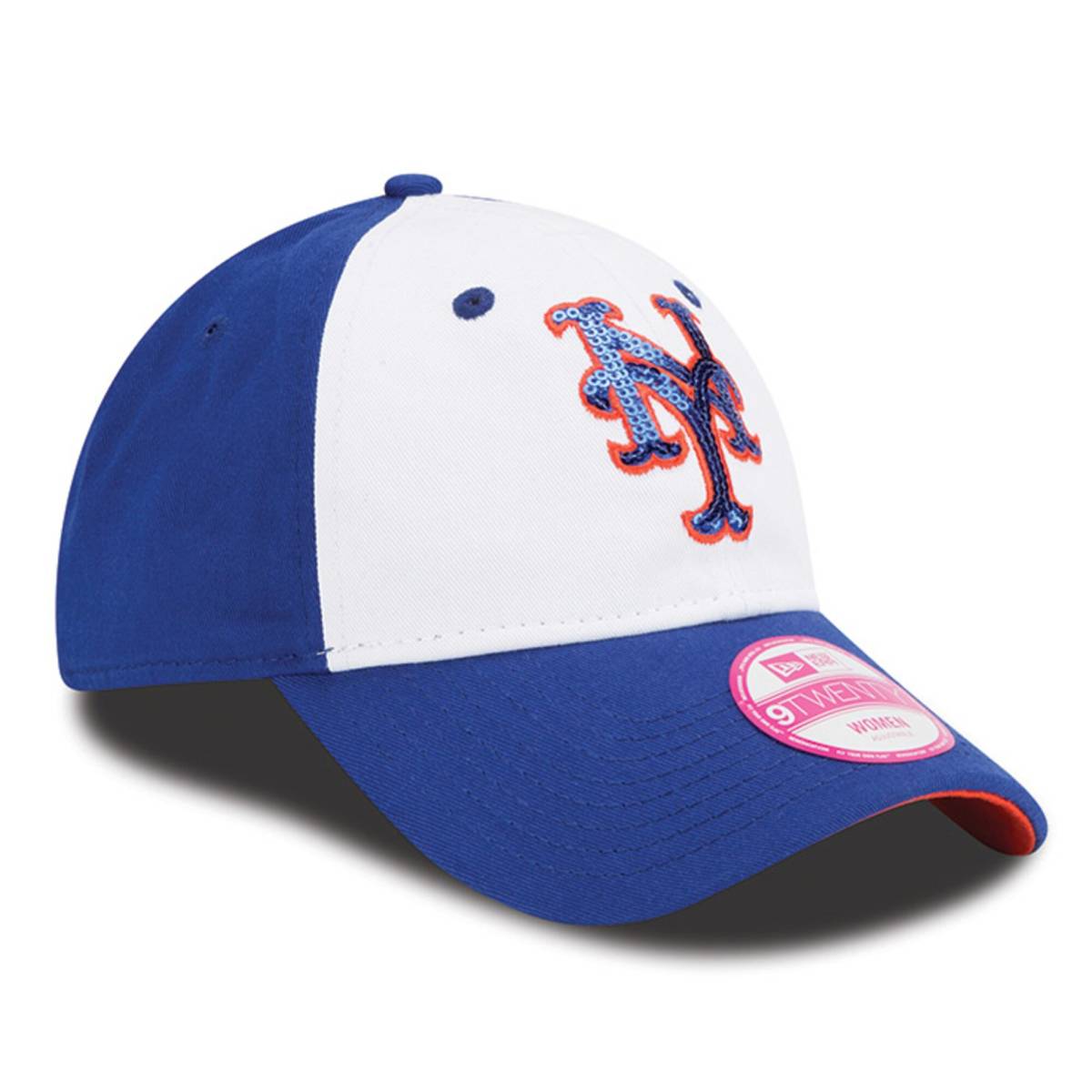 日本未入荷 USA正規品 NEWERA ニューエラ 9TWENTY レディース Glimmer グリマー 帽子 キャップ NY Mets メッツ MLB スパンコール_画像3