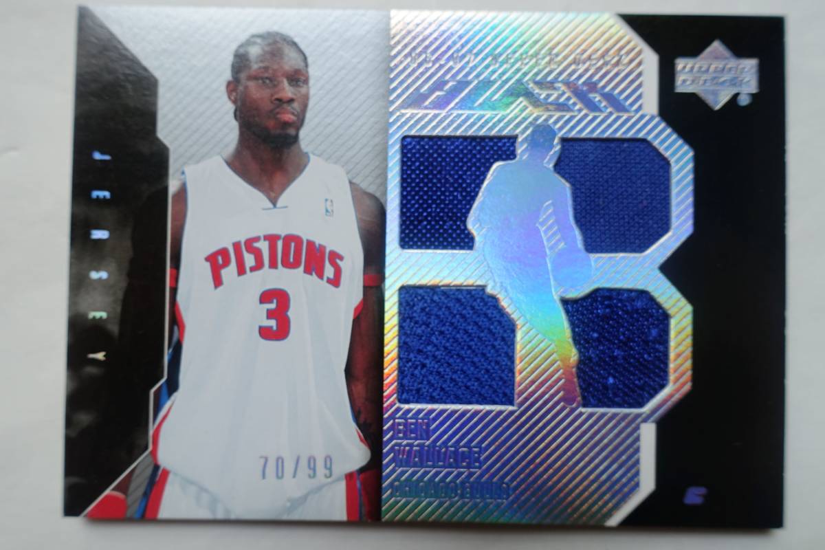 Ben Wallace 2006-07 UD Black No.5 4Jersey_画像1