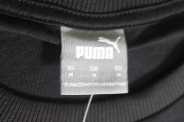 PUMA プーマ メンズ グラフィック Tシャツ ブラック サイズM★送料310円_画像3