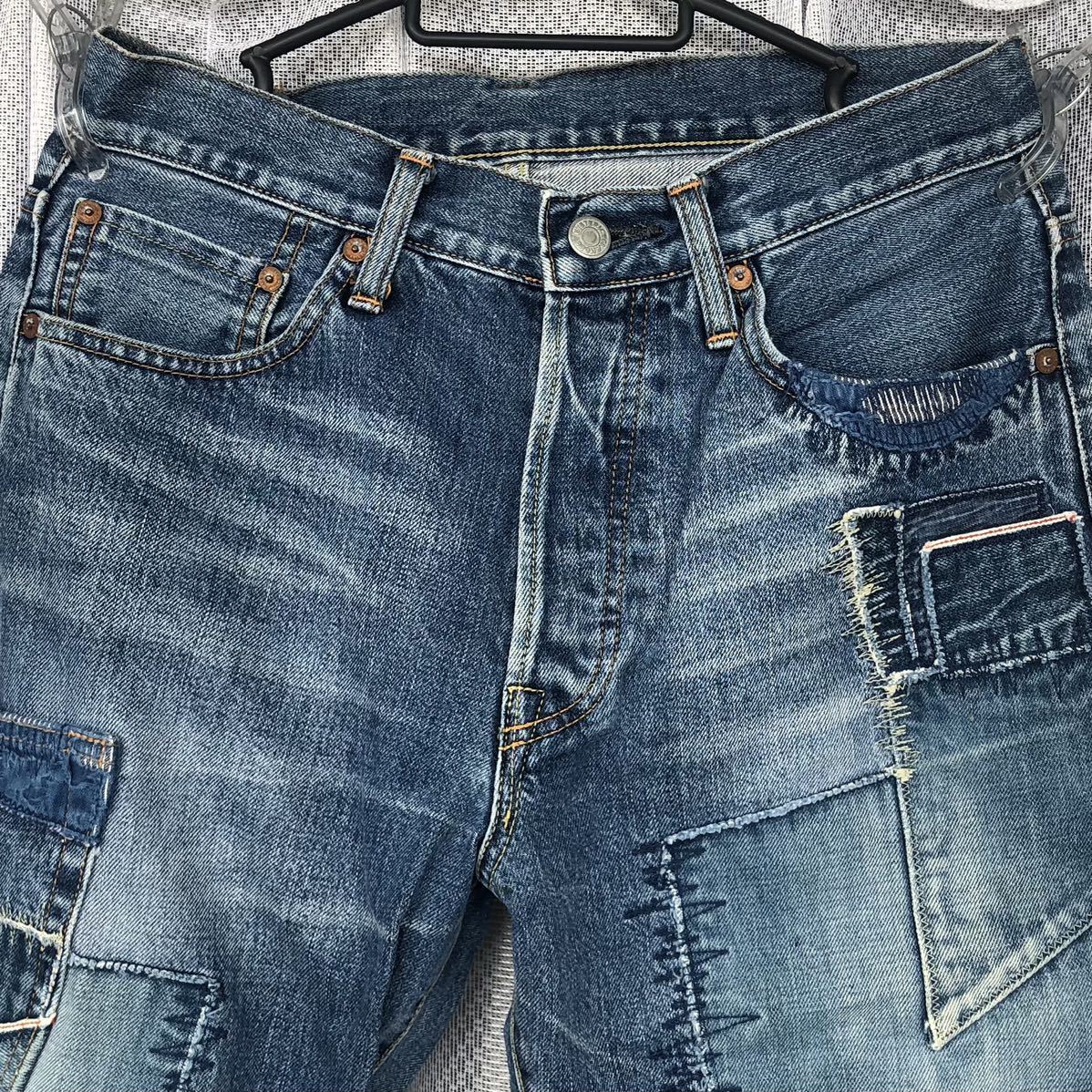 分解・再構築 HYSTERIC GLAMOUR/リメイク・リペア加工デニム 分解・再構築 HYSTERIC GLAMOUR/リメイク・リペア加工デニム