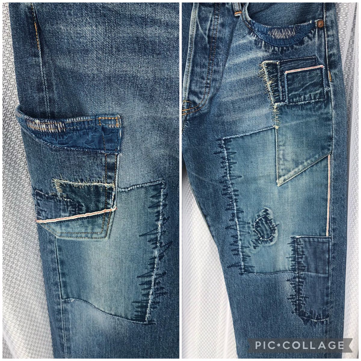 分解・再構築 HYSTERIC GLAMOUR/リメイク・リペア加工デニム 分解・再構築 HYSTERIC GLAMOUR/リメイク・リペア加工デニム