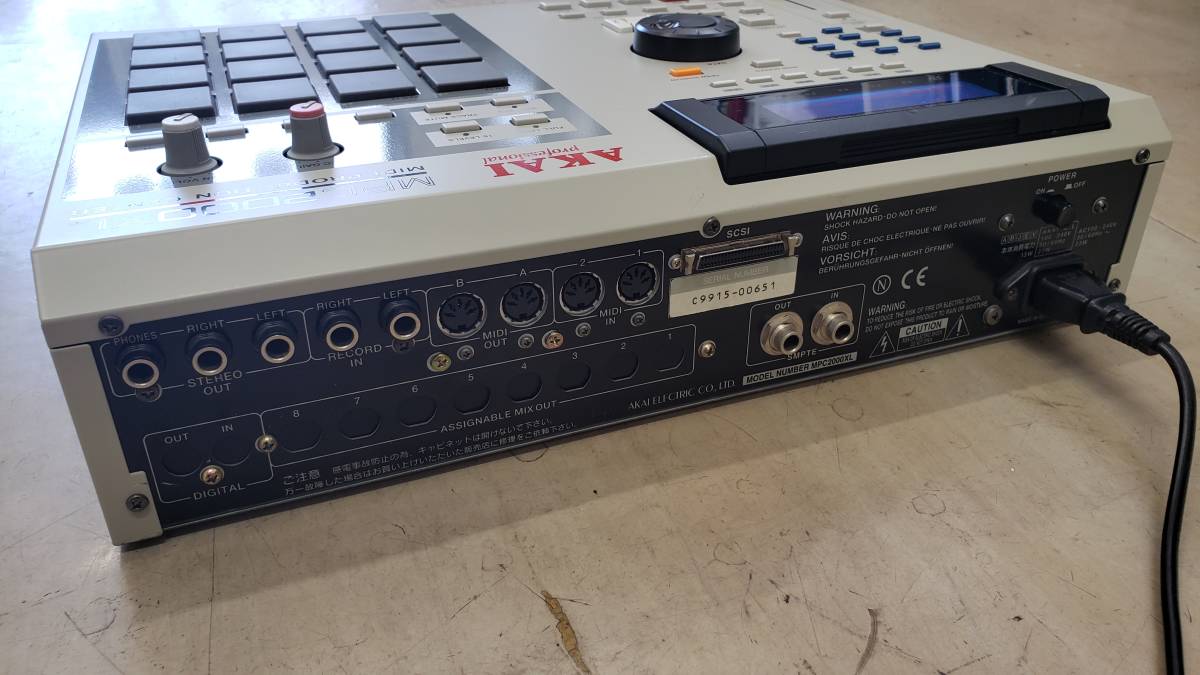 メンテ済!!☆AKAI MPC2000XL☆画面カスタム ZIPドライブ 最新OS フル