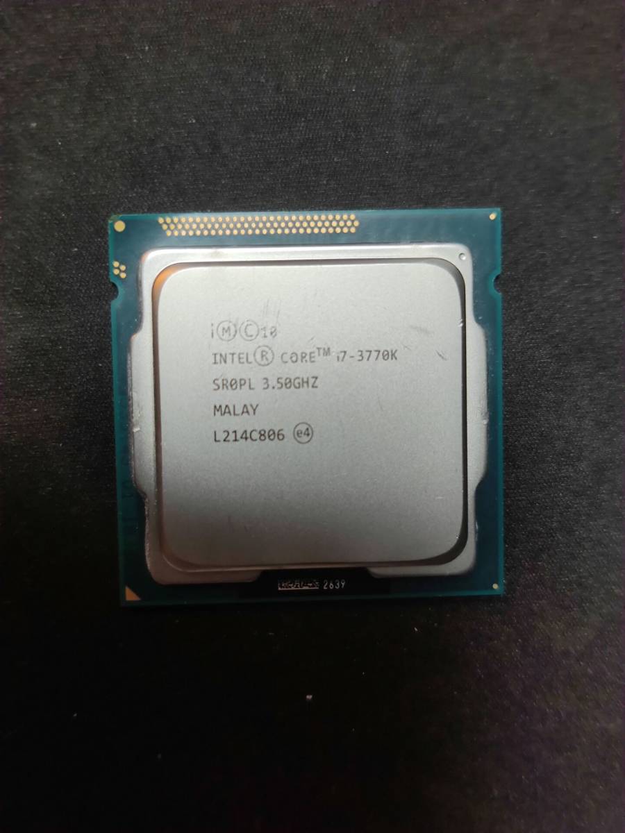 ジャンク品☆Intel PC プロセッサー intel CPU I7 3770K LGA1155_画像1