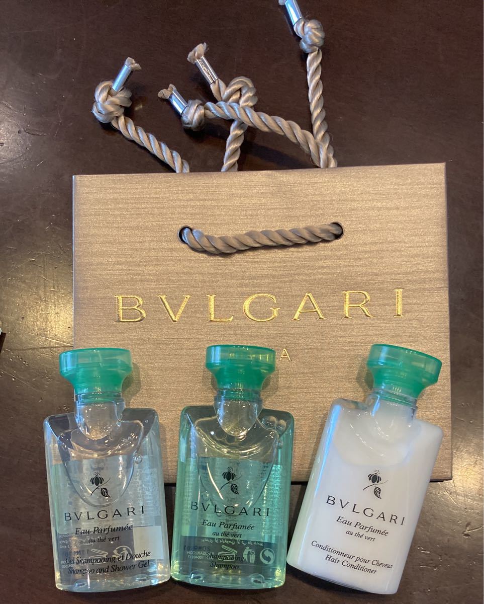 BVLGARI アメニティ　シャンプー　コンディショナー　ボディソープ　旅行