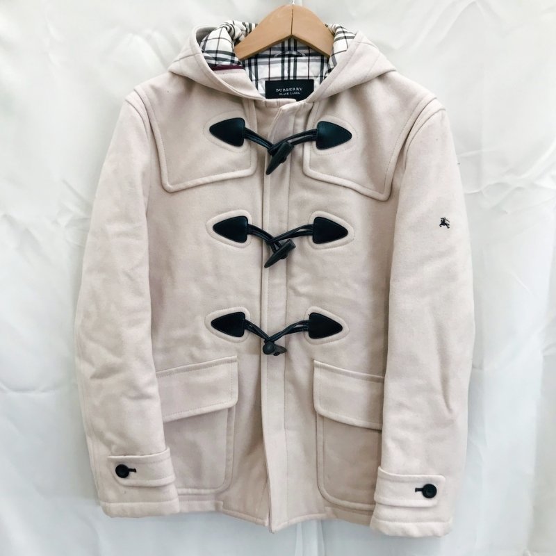 汚れ有 BURBERRY BLACK LABEL M 白 バーバリー