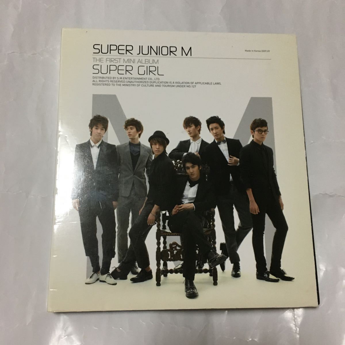 送料込み　SUPER JUNIOR M　CD　THE FIRST MINI ALBUM　☆SUPER GIRL☆　韓国盤　現状品　1st　K-POP 