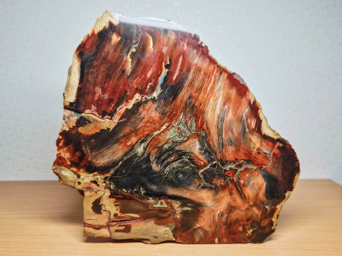 ヤフオク! - 木化石 5.2kg 珪化木 ジャスパー 碧玉 原石 化