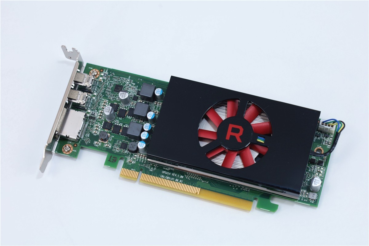 ＜複＞動作品 AMD RX550 4GB グラフィックカード Displayport x1 ミニ Displayport x2 三画面対応 rx550 4gb SF SFF お得 レア 送料無料_画像5