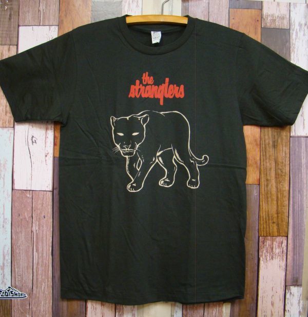 【送料無料】L★新品 ストラングラーズ 黒豹【The Stranglers】バンドTシャツ★ビンテージスタイル_画像1