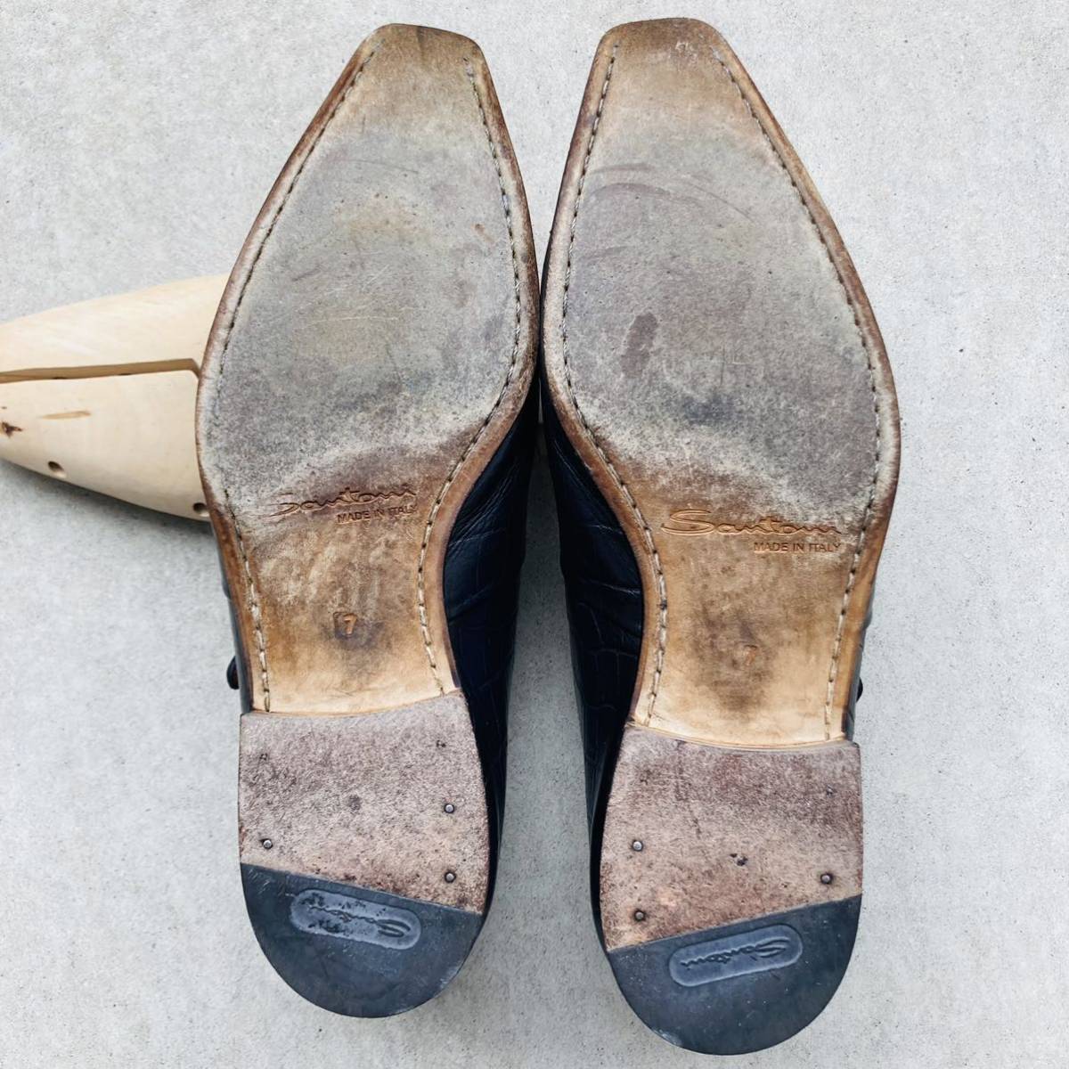 即決 サントーニ Santoni ダブルモンクストラップ クロコダイル 即決 サントーニ Santoni ダブルモンクストラップ クロコダイル
