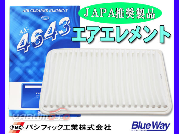 デミオ DE3AS DE3FS DE5FS エアエレメント エアー フィルター クリーナー パシフィック工業 BlueWay_画像1