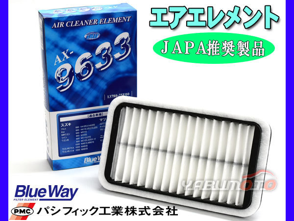 MRワゴン MF21S エアエレメント エアー フィルター クリーナー パシフィック工業 BlueWay ターボ車_画像1