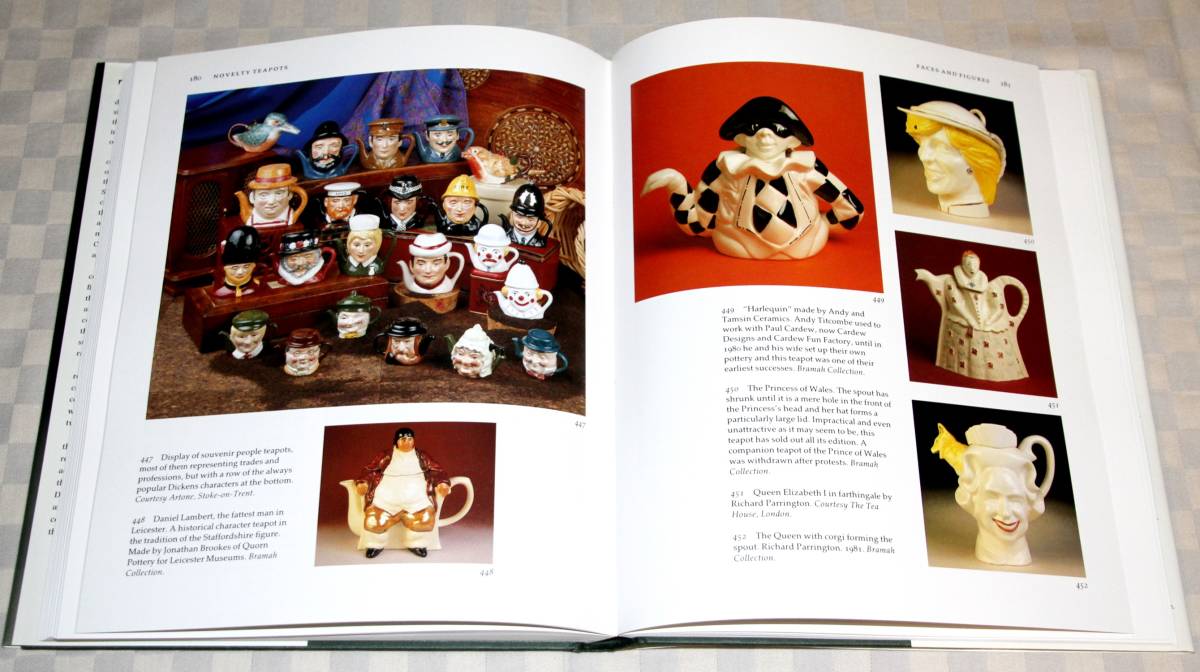 洋書　Novelty Teapots: Five Hundred Years of Art and Design　斬新なティーポット： 500年にわたる芸術とデザイン 1992年　中古本_画像10