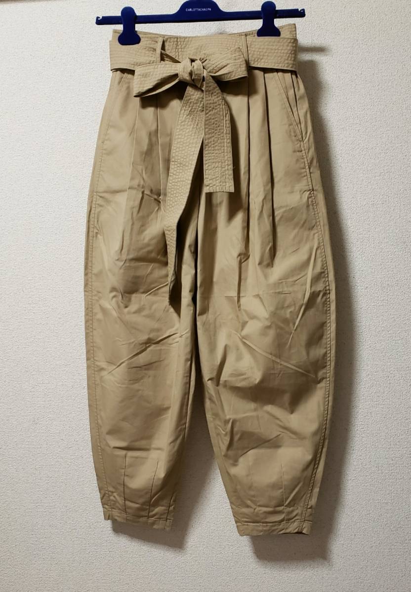  new goods Polo Ralph Lauren oversize belt attaching cotton tapered pants 0