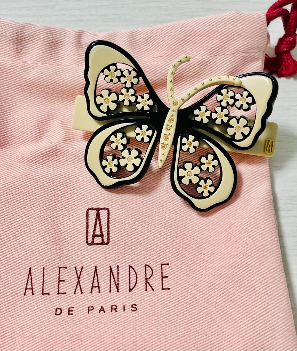 Alexander de Paris アレクサンドル ドゥ パリ バレッタ 蝶 - 通販