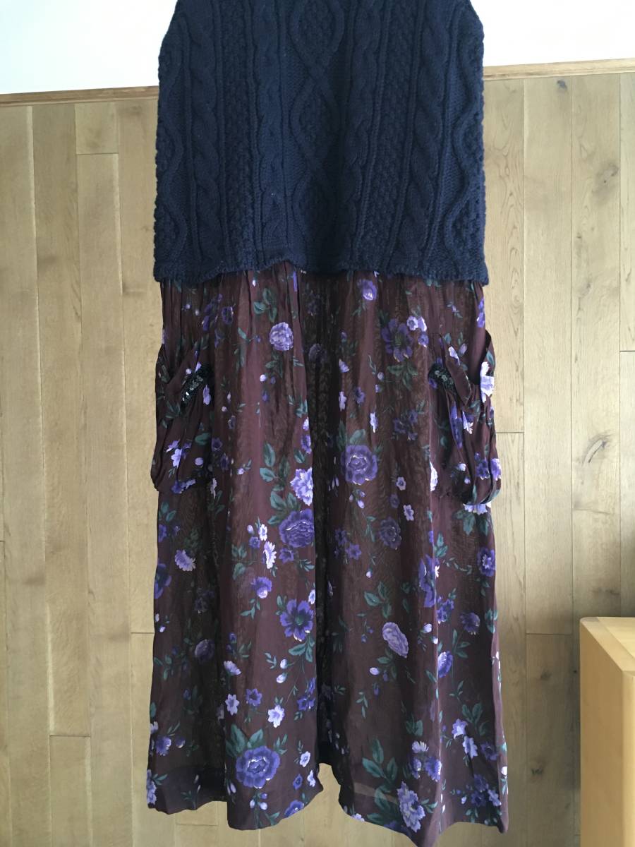 美品 tricot COMME des GARCONS トリココムデギャルソン ワンピース