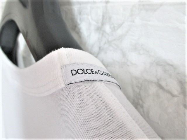 ☆DOLCE&GABBANA ドルチェアンドガッバーナ ドルガバ プリント ロゴ Tシャツ 半袖 /メンズ/44☆新作モデル_画像8