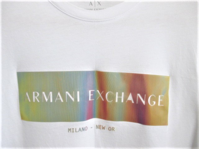 ☆ARMANI EXCHANGE アルマーニ エクスチェンジ ボックスロゴ Tシャツ 半袖/メンズ/S☆新作モデル