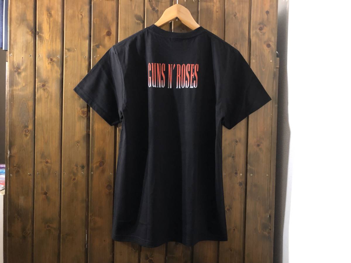 新品★ガンズアンドローゼズ プリントTシャツ★ハードロックバンド/ヘヴィメタル/アクセルローズ/スラッシュ/GUNS N' ROSESの画像3