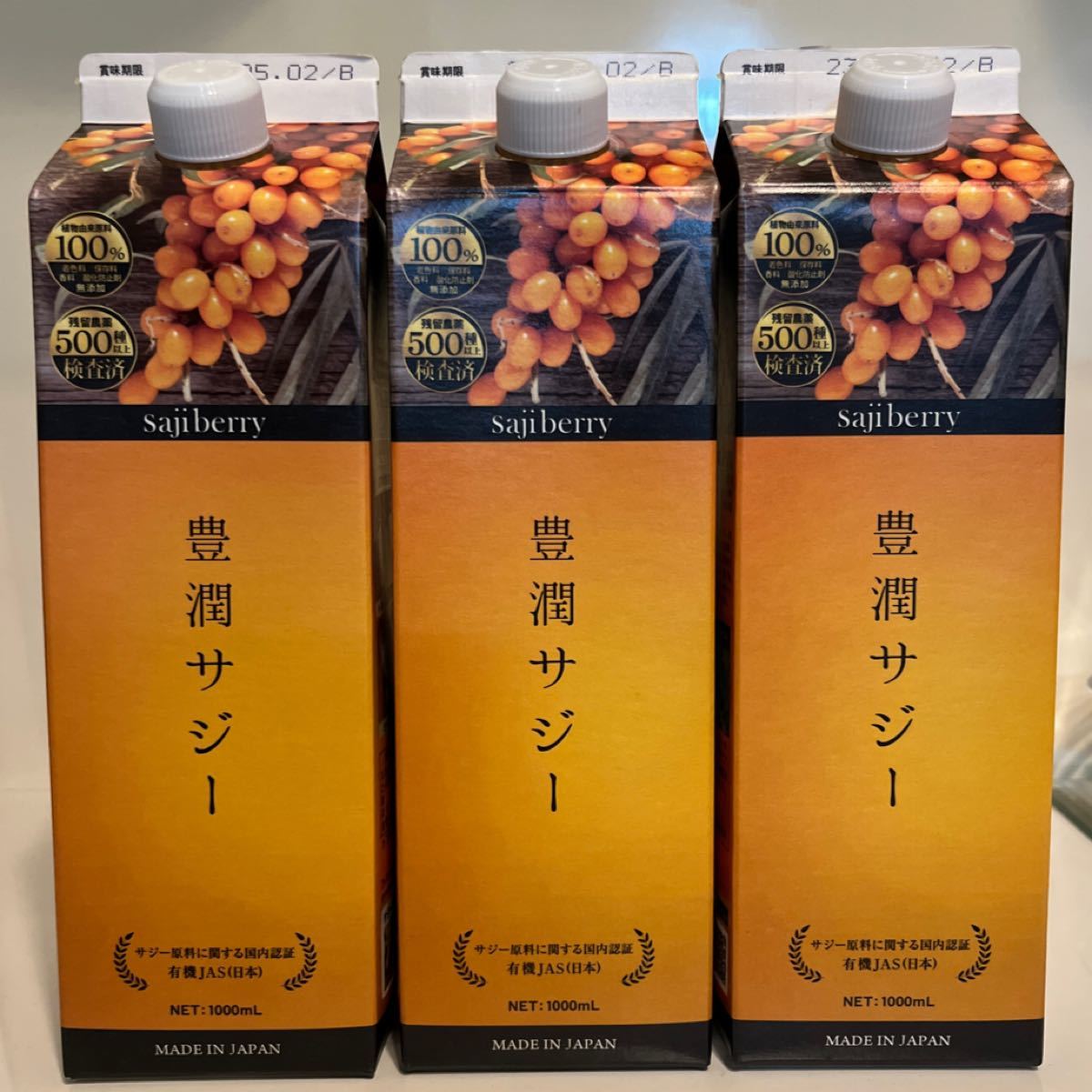 新しいコレクション フィネス 豊潤サジー 1000ml3本 300ml2本セット