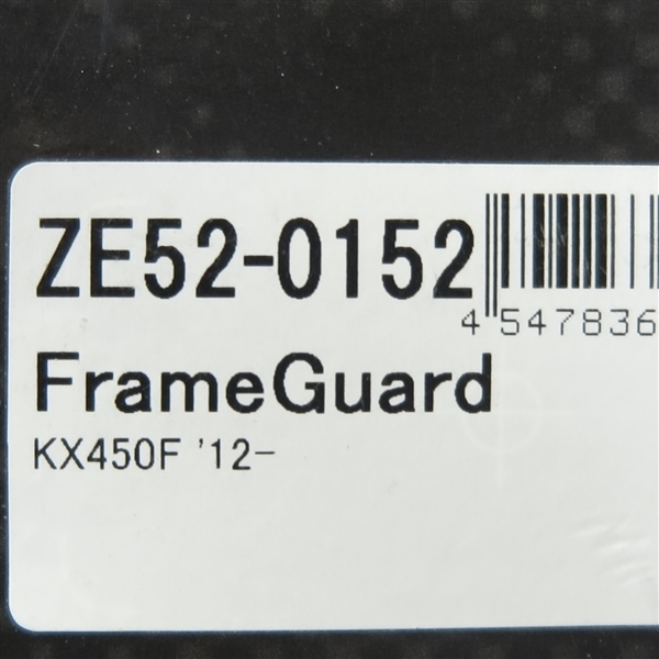 ◇KX450F/'09-'18 ZETA フレームガード/フレームカバー 展示品 (ZE52-0152)_画像5