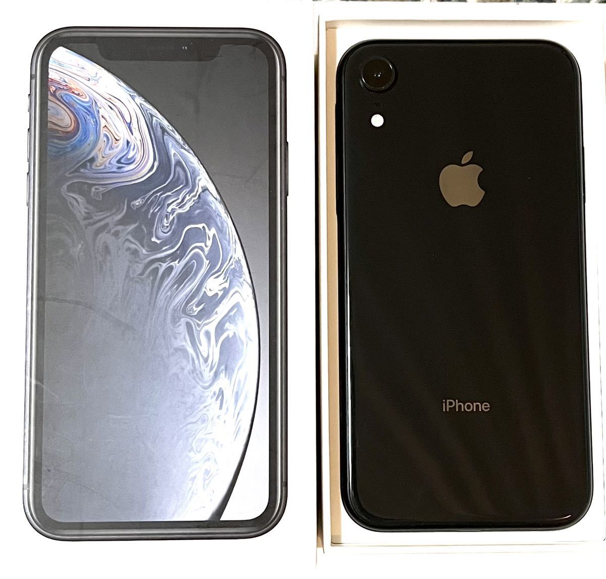 美品キレイ★新品バッテリー★iPhoneXR本体 64GB★ブラック黒★豪華6000円以上のオマケ付き★SIMフリー