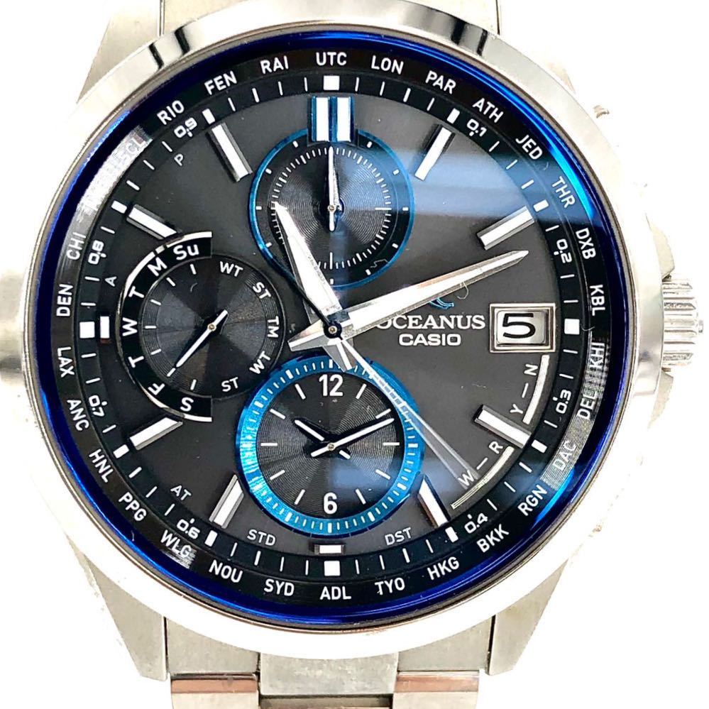稼働品☆CASIO☆OCEANUS】C-735 カシオ オシアナス メンズ腕時計 電波