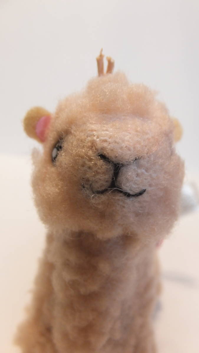 ★alpaca★Cute Japanese small Plush toy　アルパカさんマスコット　 USED IN JAPAN_Hello!